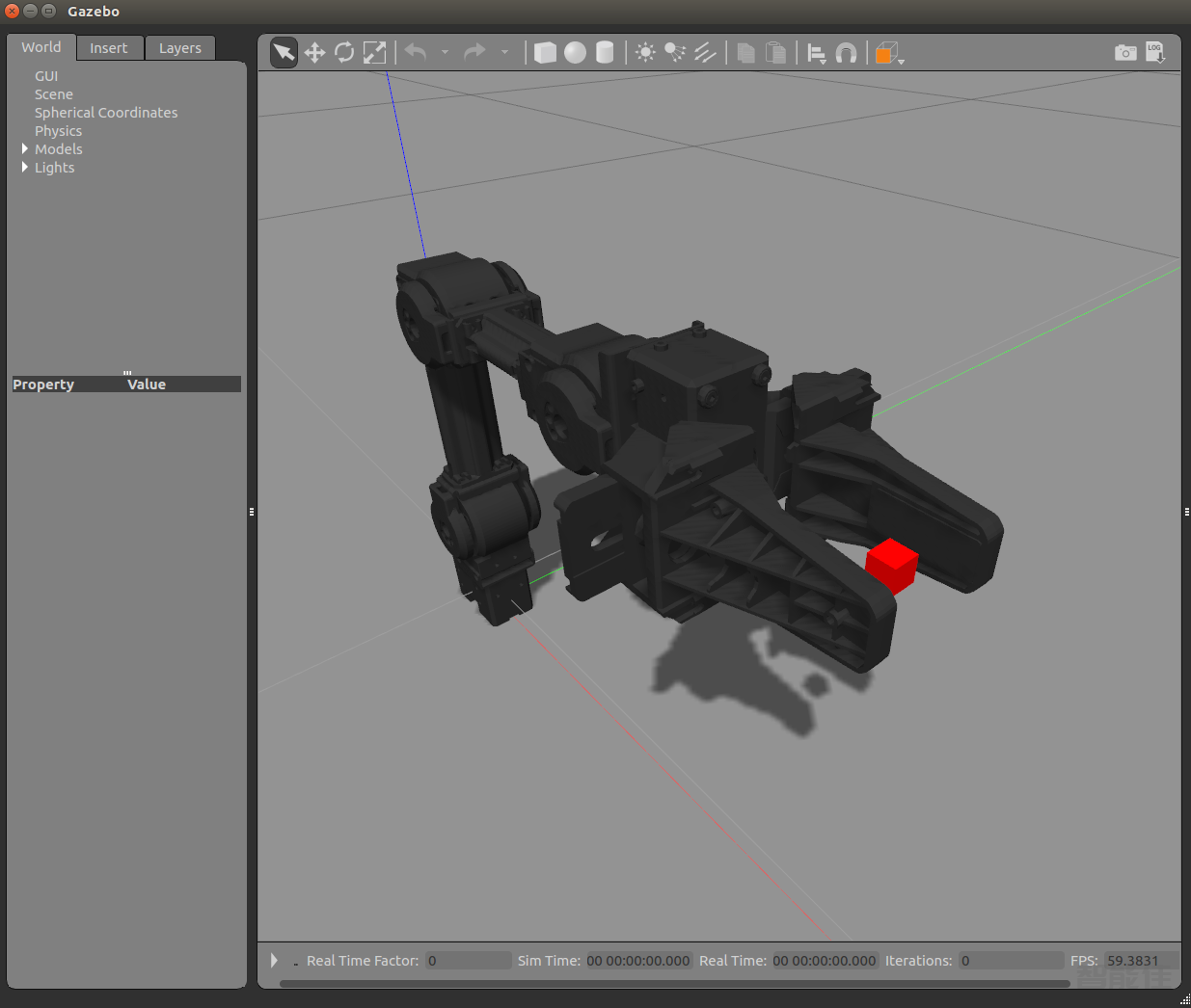 OpenMANIPULATOR-X入门教程-13.Gazebo仿真